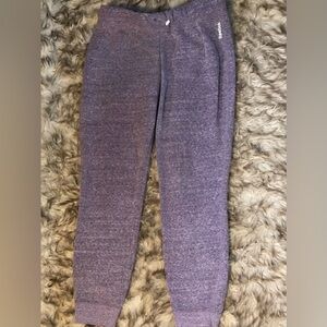 Reebok Purple Track Pants Slim Fit Joggers